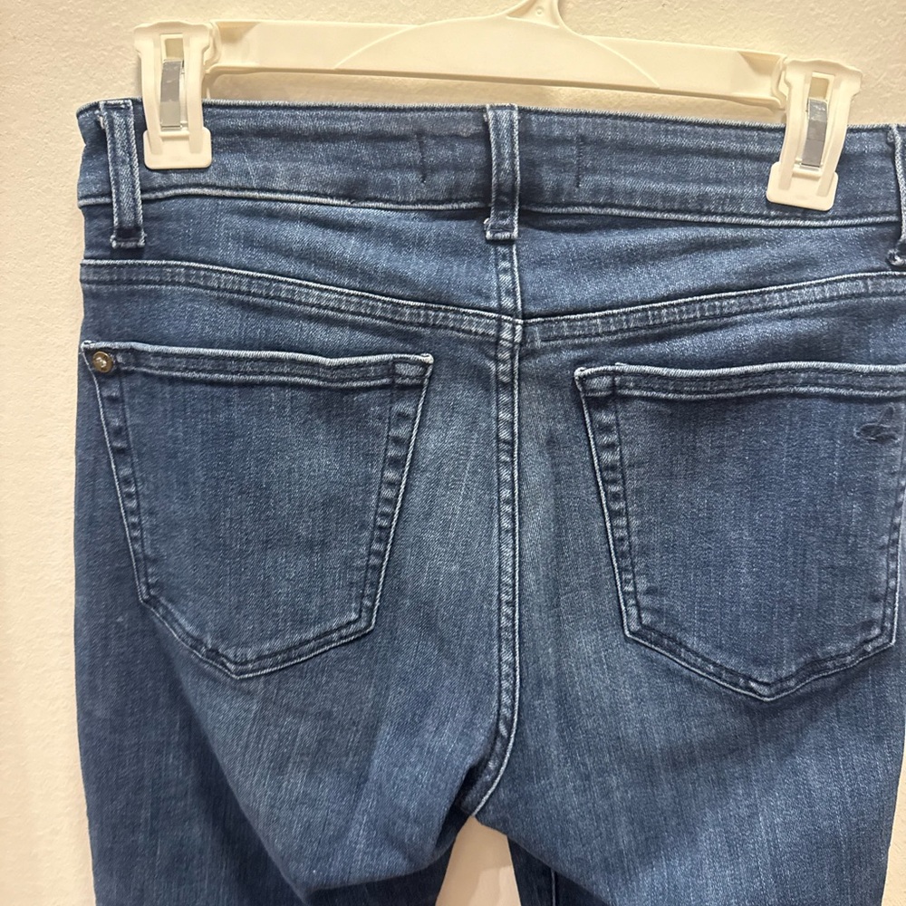 DL1961 Women's heather Flare Jeans in Blue - Picture 8 of 8
